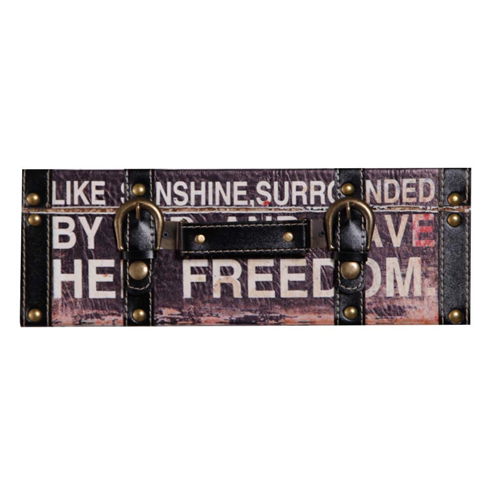 LIANGLIANG-zhiwujiaFloating Wall Shelves Shelf Cafe Display Stand Personality Decoration Easy Storage Durable, Solid Wood, 4 Styles (Color : D, Size : 45x18x15.5cm)