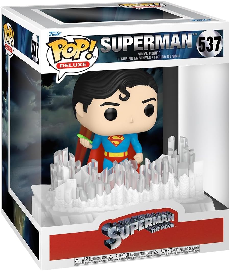 Pop! Deluxe: Superman - (1978) - Superman - (Fortress of Solitude) - Vinyl Collectible Figure - Gift Idea - Official Merchandise - Toy for Children and Adults - Movies Fans