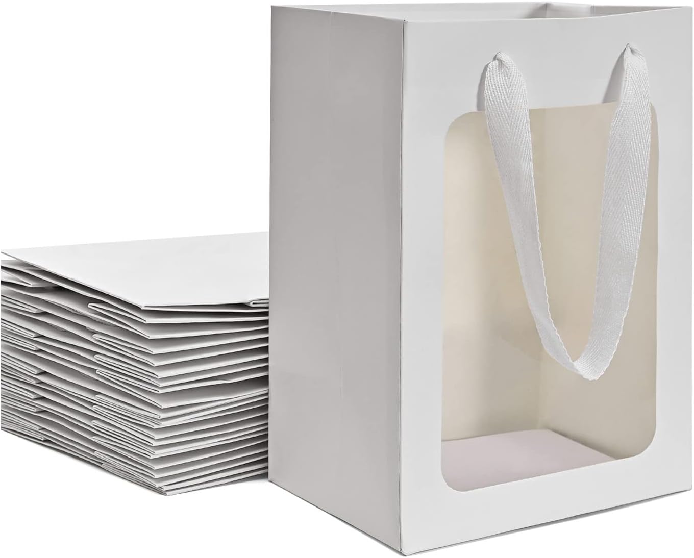 Bverionant ギフトバッグ 10枚 おしゃれ 手提げ紙袋 透明 紙袋 ラッピング袋 商品袋 中身見える ギフト紙袋 パーティーバッグ シンプル プレゼント袋 贈り物 お菓子 2 お土産 クリスマス Xs 15 10cm 無地 クラフト お金を節約 Bverionant ギフトバッグ 10枚 おしゃれ 手提げ紙袋 透明 紙袋 ラッピング袋 商品袋 中身見える ギフト紙袋 パーティーバッグ シンプル プレゼント袋 贈り物 お菓子 2 お土産 クリスマス Xs 15 10cm 無地 クラフト お金を節約