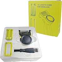 Guards for One Blade,Adjustable 14 Lengths (10-0.4mm) Guards and Combs Set Acessories,Compatible for OneBlade QP2520/2530/2620/2630,At-Home Barber Precision