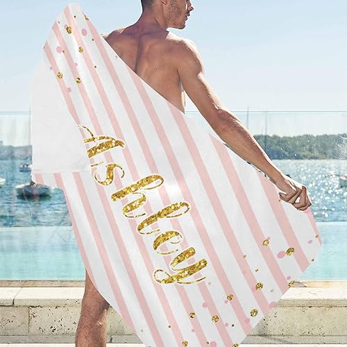 Miniatura 8 de MyPupSocks Toallas de playa personalizadas para niños, toalla de playa con nombre, toallas para niños y niñas, toalla para niños para piscina,