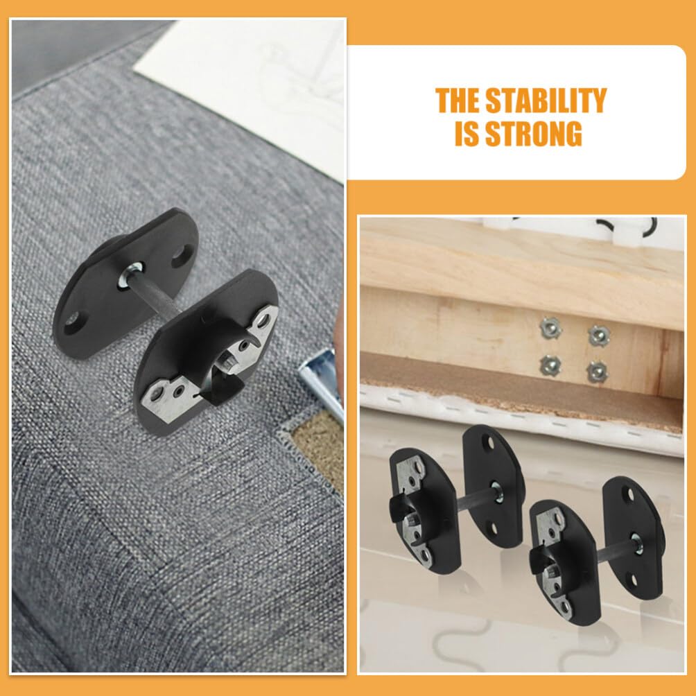 OSALADI 2 Sets Replacement Sectional Couch Connectors Interlocking Sofa Linking Parts