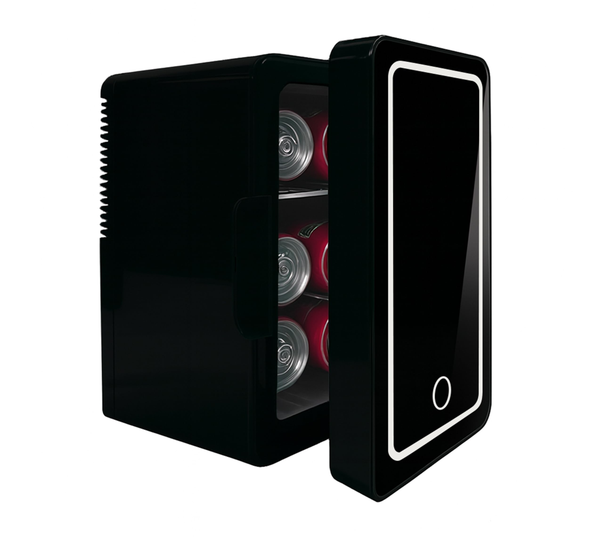 iTOMA Mini-réfrigérateur personnel, Capacité 6 L, Peut réfrigérer produits de soin, snacks, boissons, Portable & Compact, Noir K6200BK