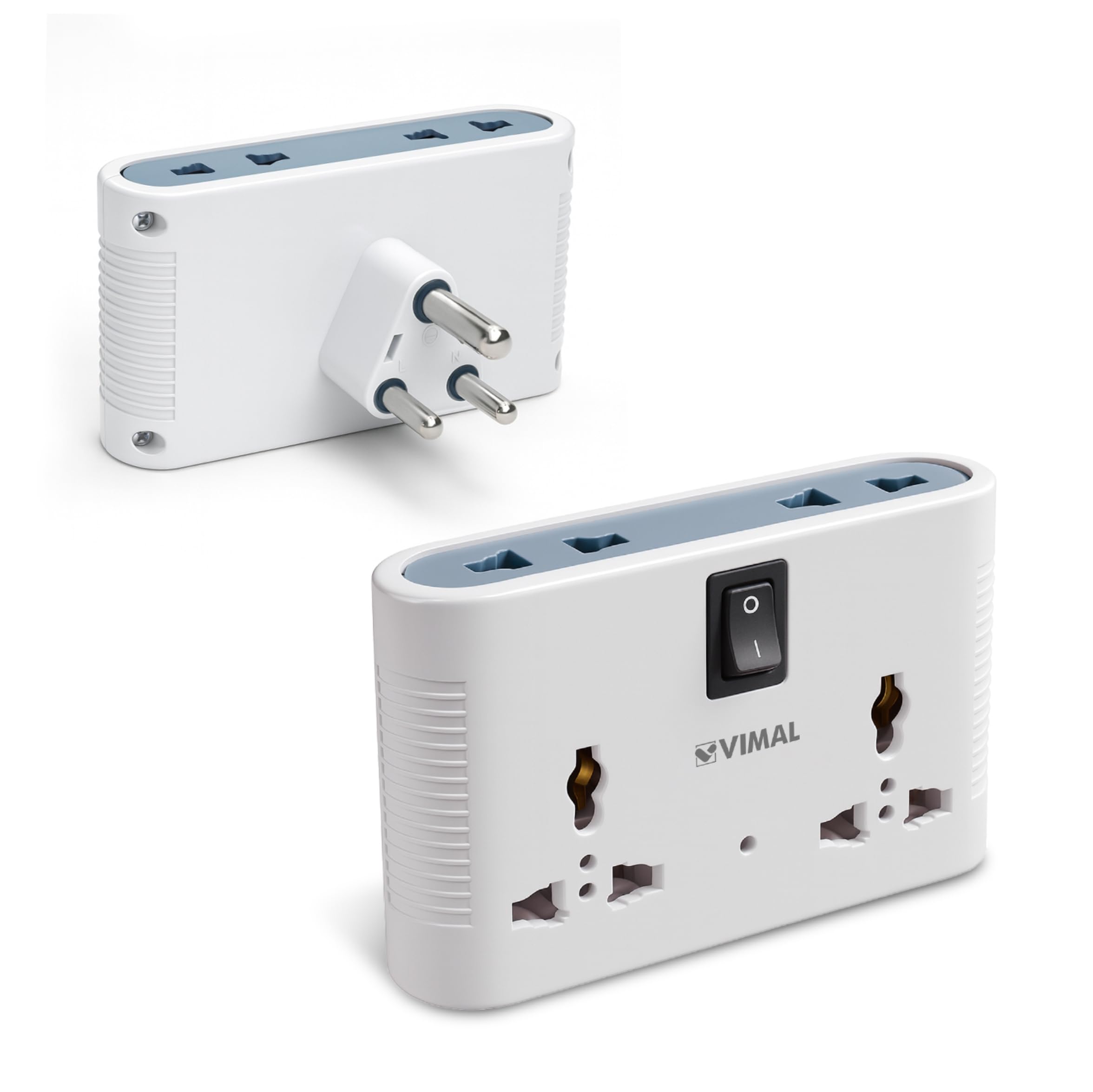 vimal wiring devices Vimal 4 Way 3 Pin Travel Universal Multiplug Adapter with International Socket,Switch & Indicator-picture-29