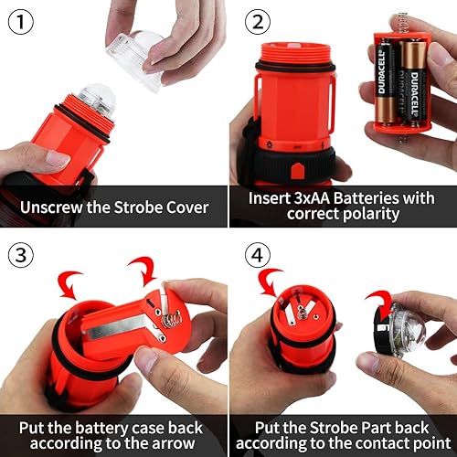 Miniatura 6 de Potente luz de buceo, linternas impermeables linterna de buceo, luces submarinas de alto lúmenes linternas linternas. linterna submarina más