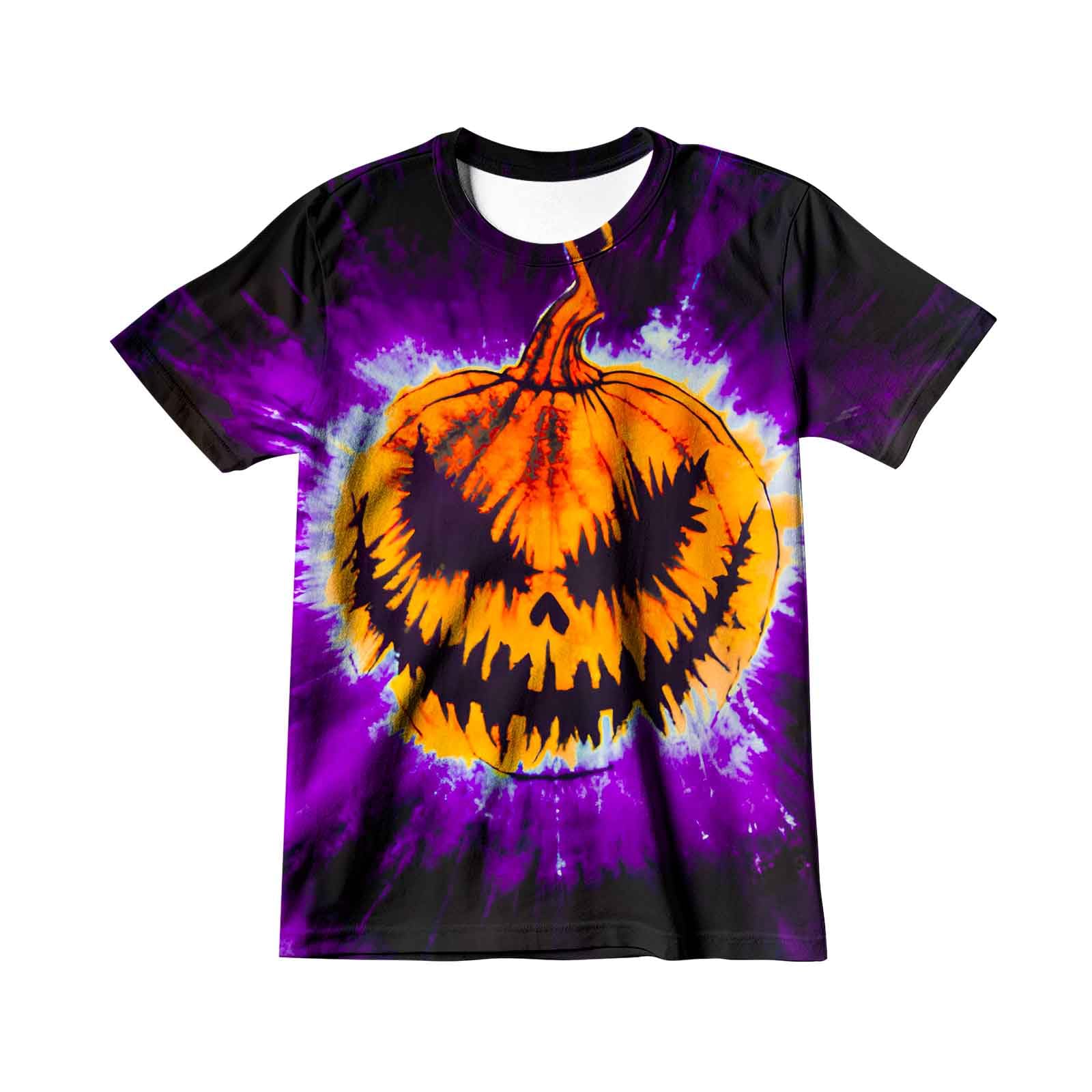 Harycnct Little Kids Tie Dye Shirt Size 4-10 Boys' Girls' Hippies Senior Tie-Dye Tee Tshirt