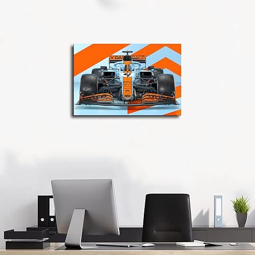 Miniatura 3 de ERWYN Mclaren - Póster formular de una pared F1, pósteres de lona para automóvil, lienzo de pared para habitación de niños, estilo vintage sin