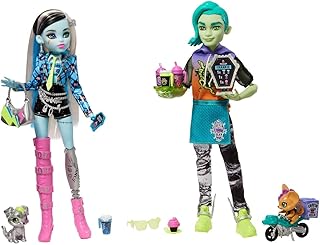 Monster High Coffee Break Frankie Stein & Deuce Gorgon Doll Set