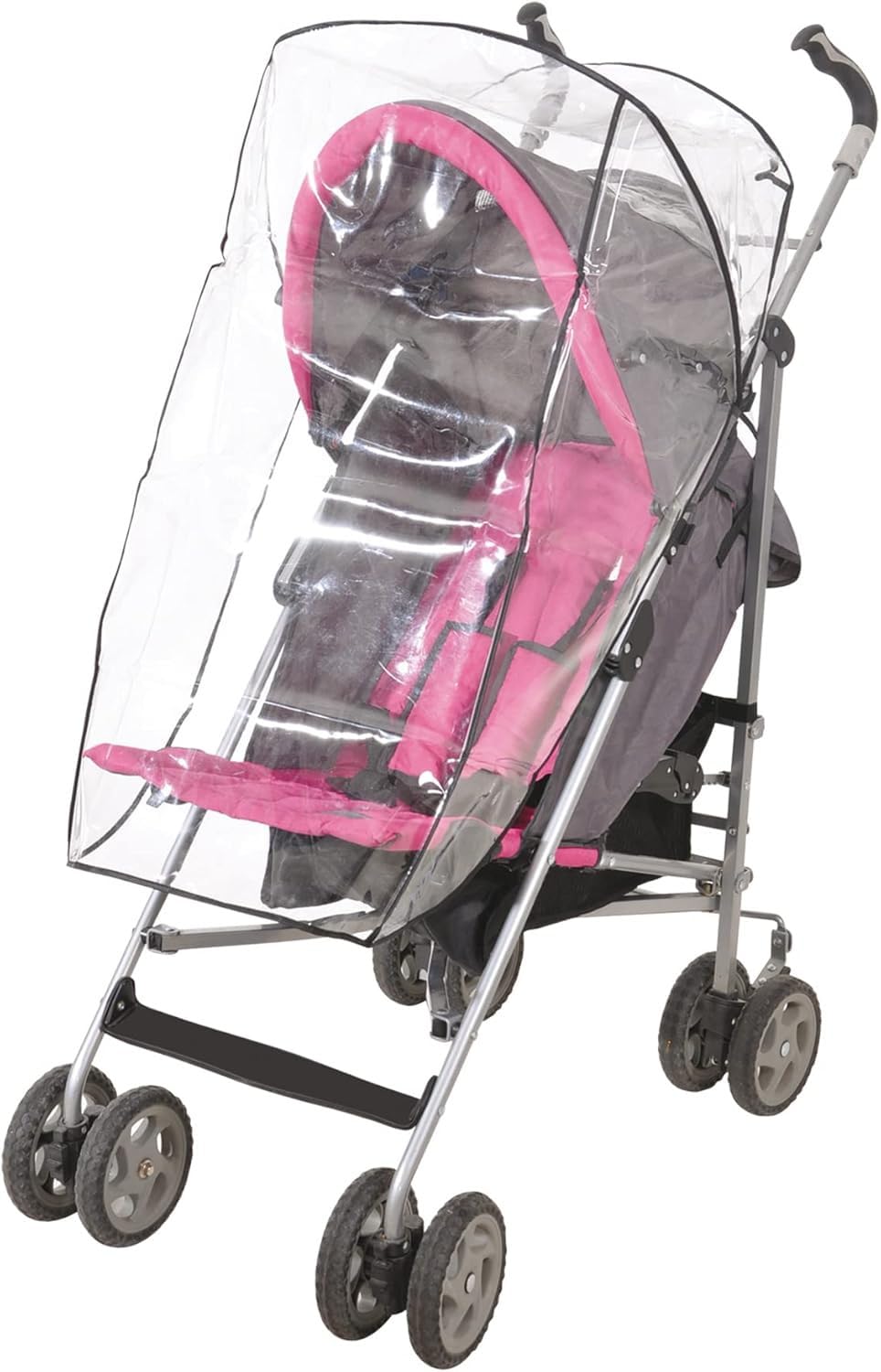 Bébé Douceur, Habillage Pluie Poussette Taille Universelle - PVC Transparent - H65/​80 x 50 x 47 cm