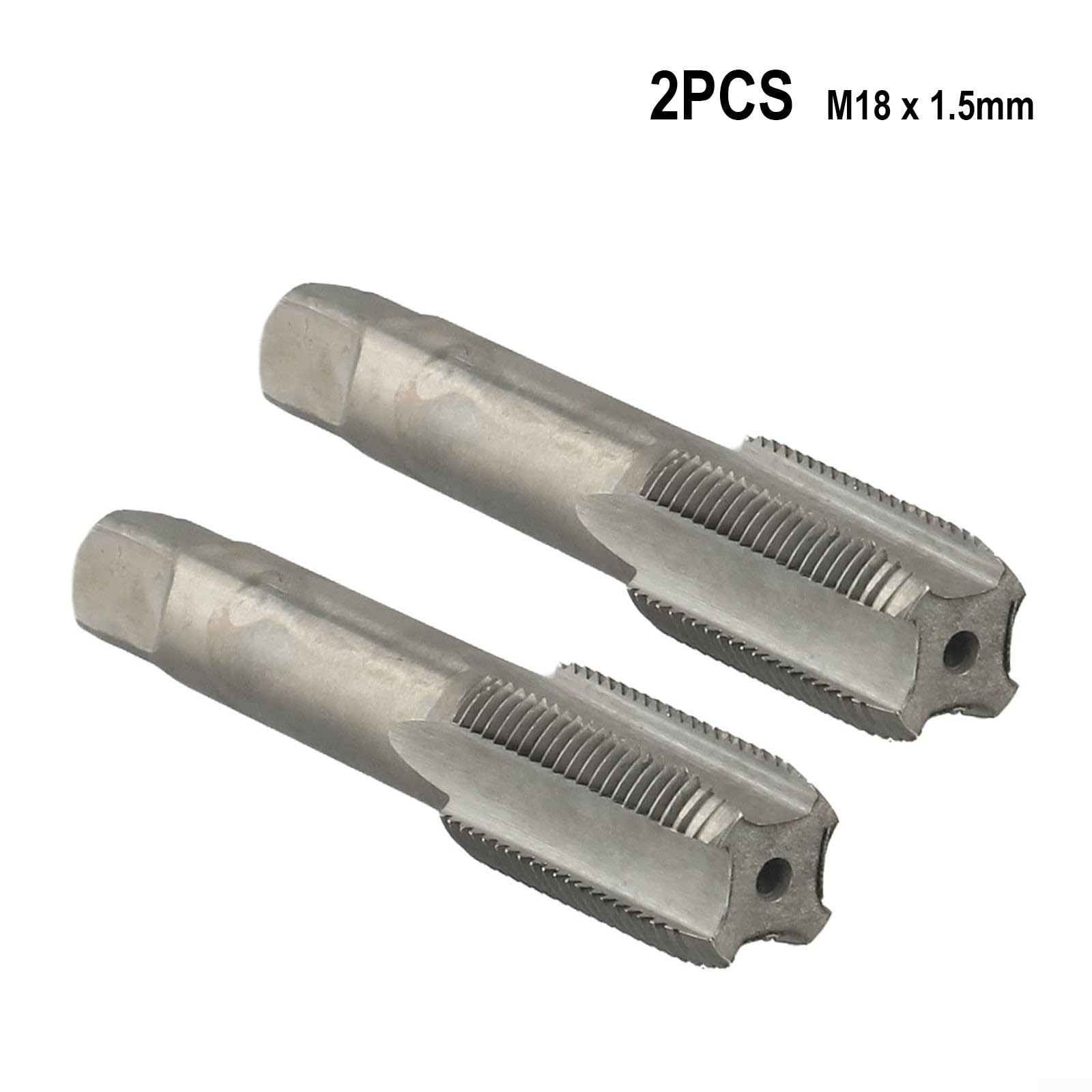 2 Stück 9/16 Zoll – 20 Rechts- und Linksgewindebohrer HSS TPI für Fahrradkurbel, Links- und Rechtsgewindebohrer, Gewindebohrer, Pedal-Reparaturwerkzeug für Fahrradkurbelreparaturx(x 1.5mm)