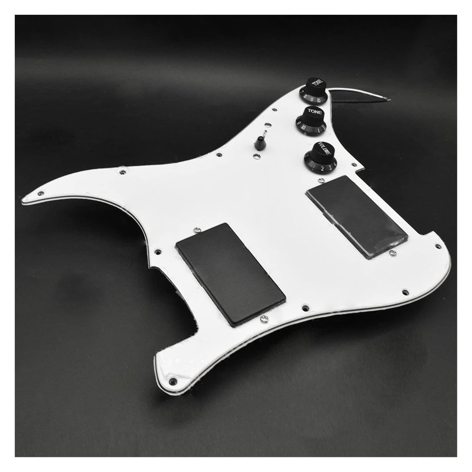 Set di battipenna precablato per chitarra Fender Strat, compatibile con