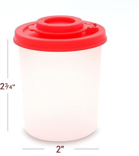 Miniatura 2 de ZGMAXCL Salero y pimentero portátil, sellado, a prueba de humedad, salero y pimentero mediano, para campamento, picnic, viajes, exteriores, comedor