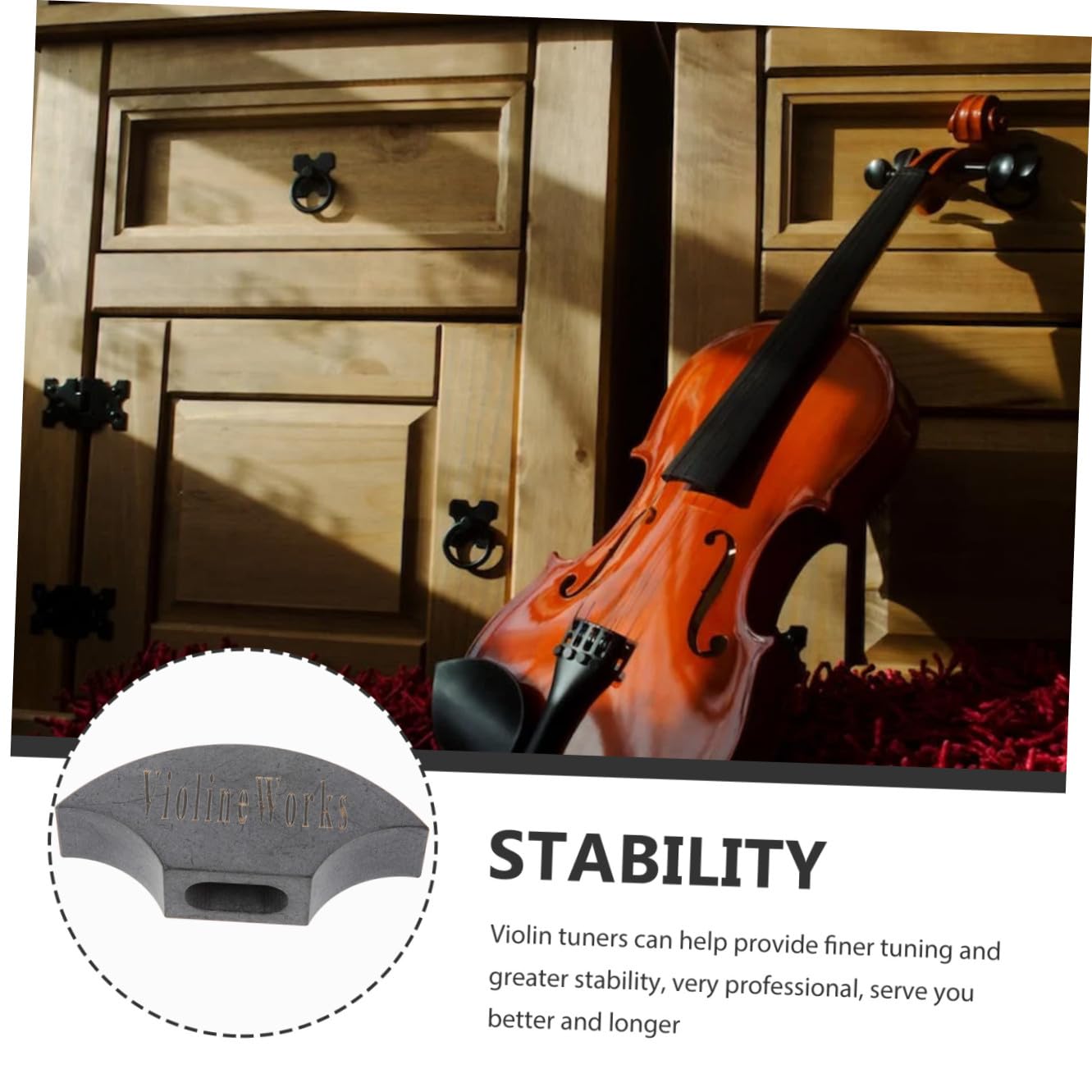 Abaodam 3pezzi Accordatore Per Strumento Per Tuning Peg Accessorio Per Violinisti Facile Installare e Utilizzare Strumento Tuning Per Pratiche