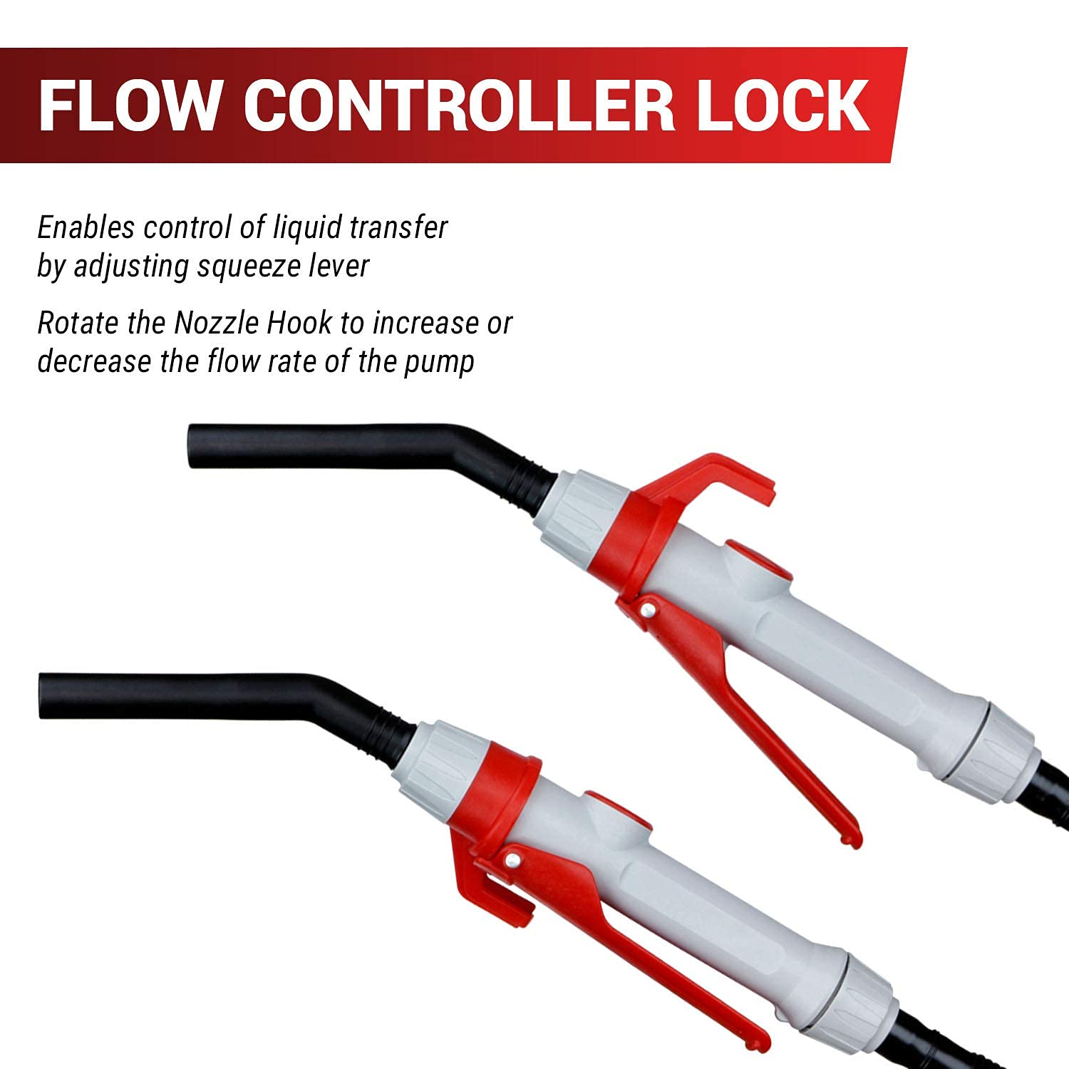 TERA PUMP Battery Gas Pump 10 Liters/min, 4AA Battery Powered Gas Can