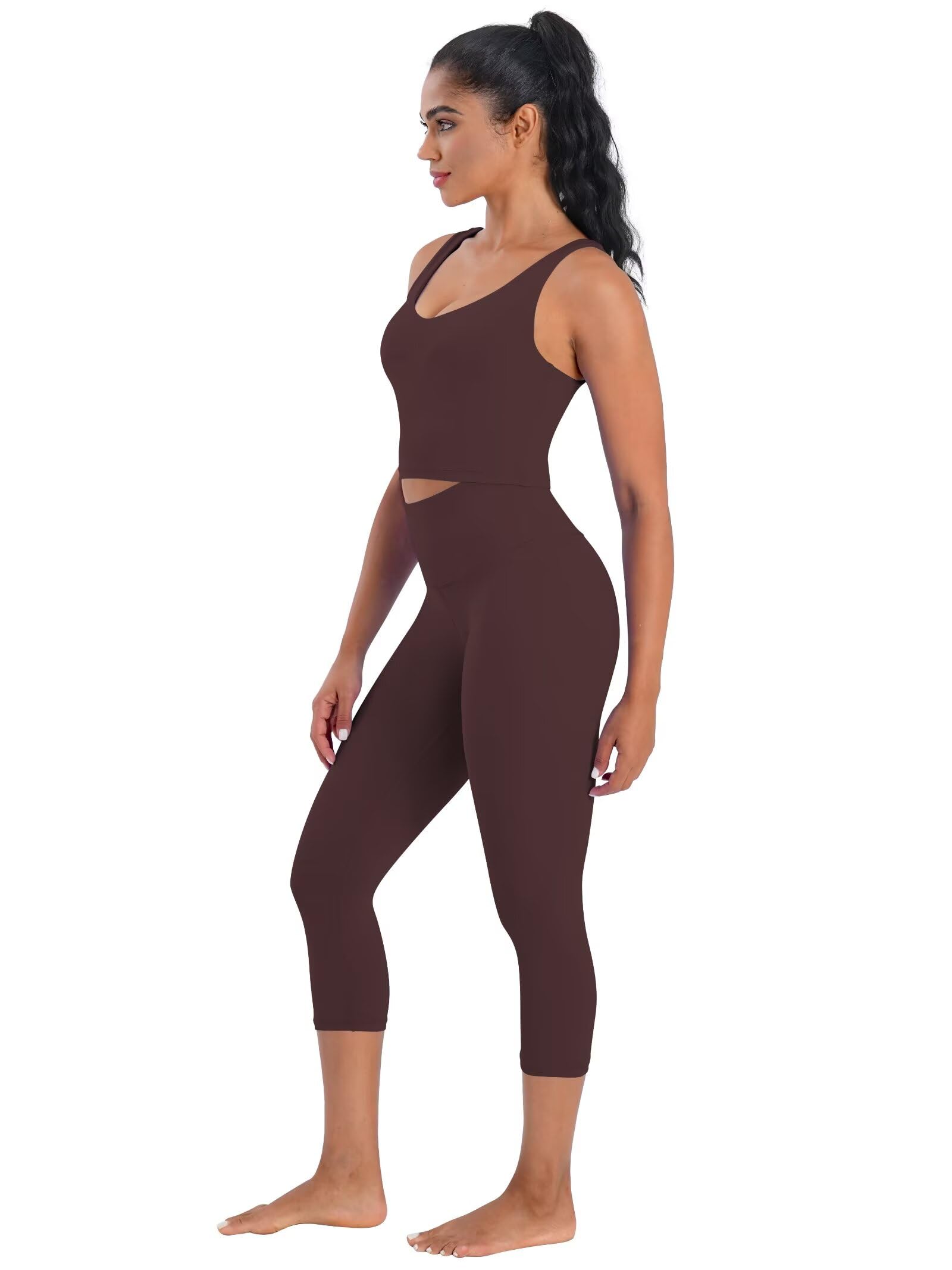 Sunzel Sunzfly Leggins Deportivos Muje, Leggins 3/4 Piratas, Pertain Yoga Correr Deporte,19"