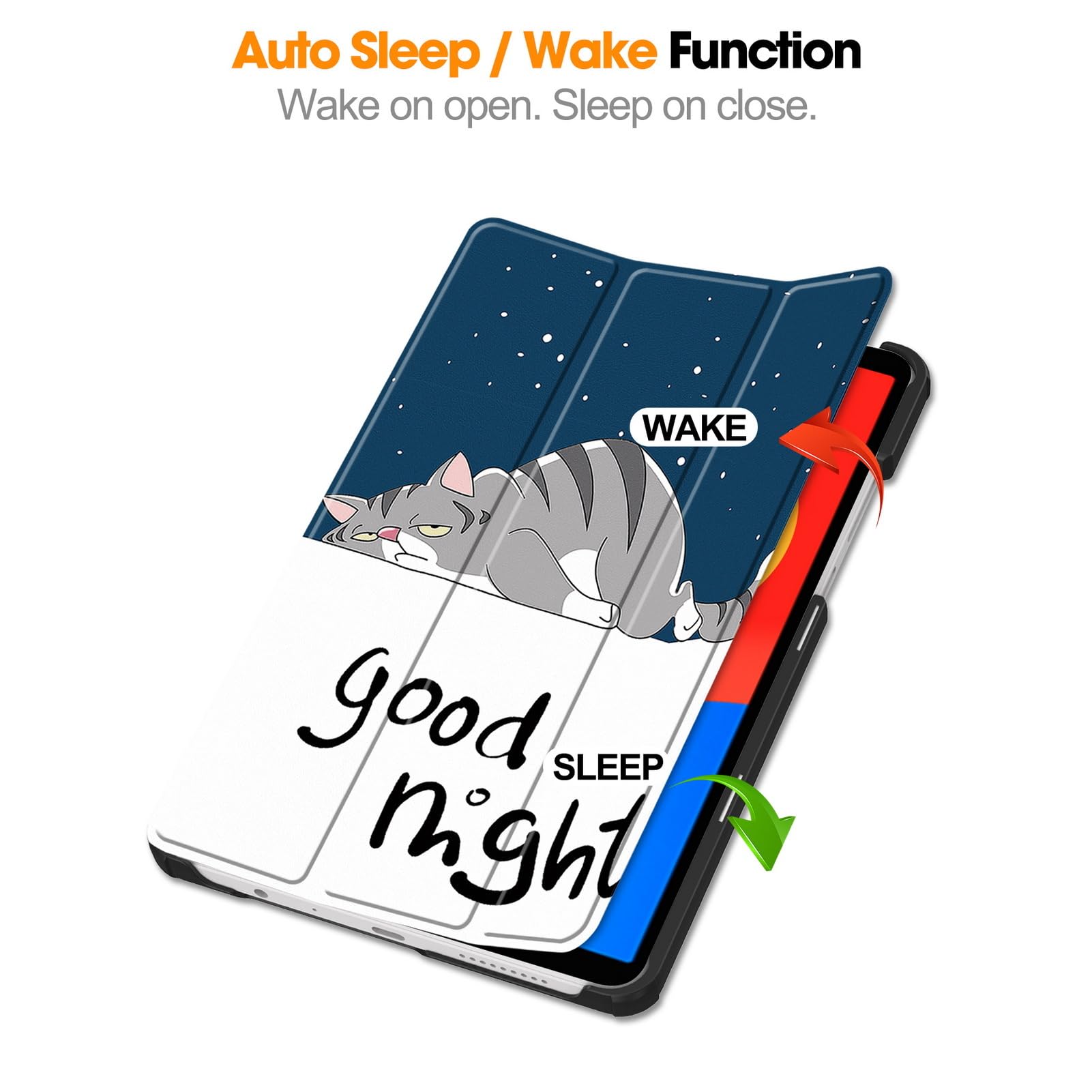 DWaybox Case For Xiaomi Redmi Pad SE 11.0 Inch Released 2023, Folio