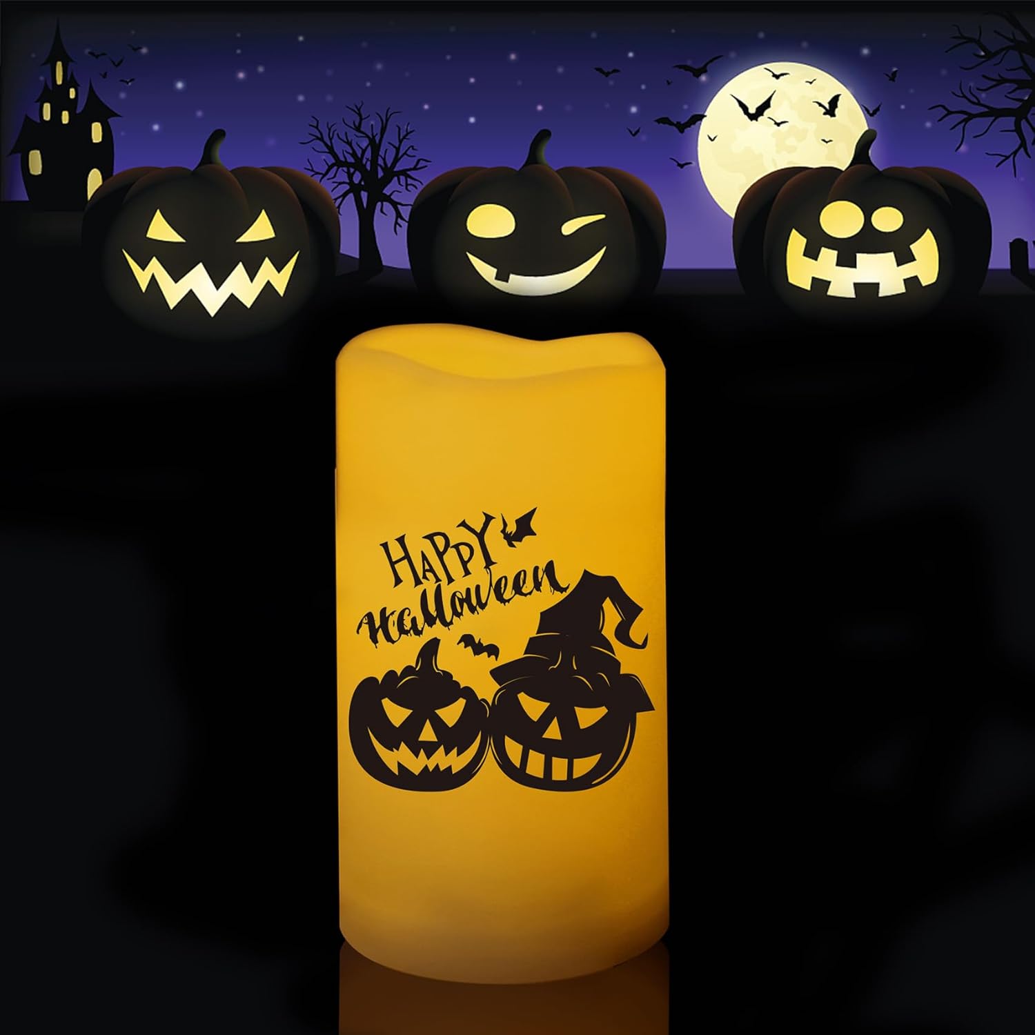 EZiGarden Halloween Pumpkin LED Light Outdoor Waterproof