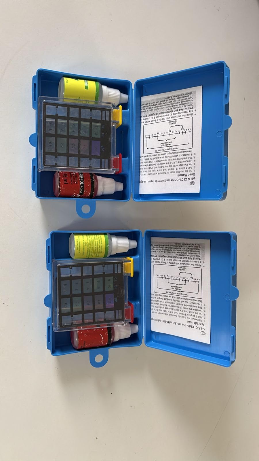 PH Chlorine Water Quality Test Set, Tool Kit Accessories for Swimming Pool | Blue(Pack of 2 pieces)-picture-14