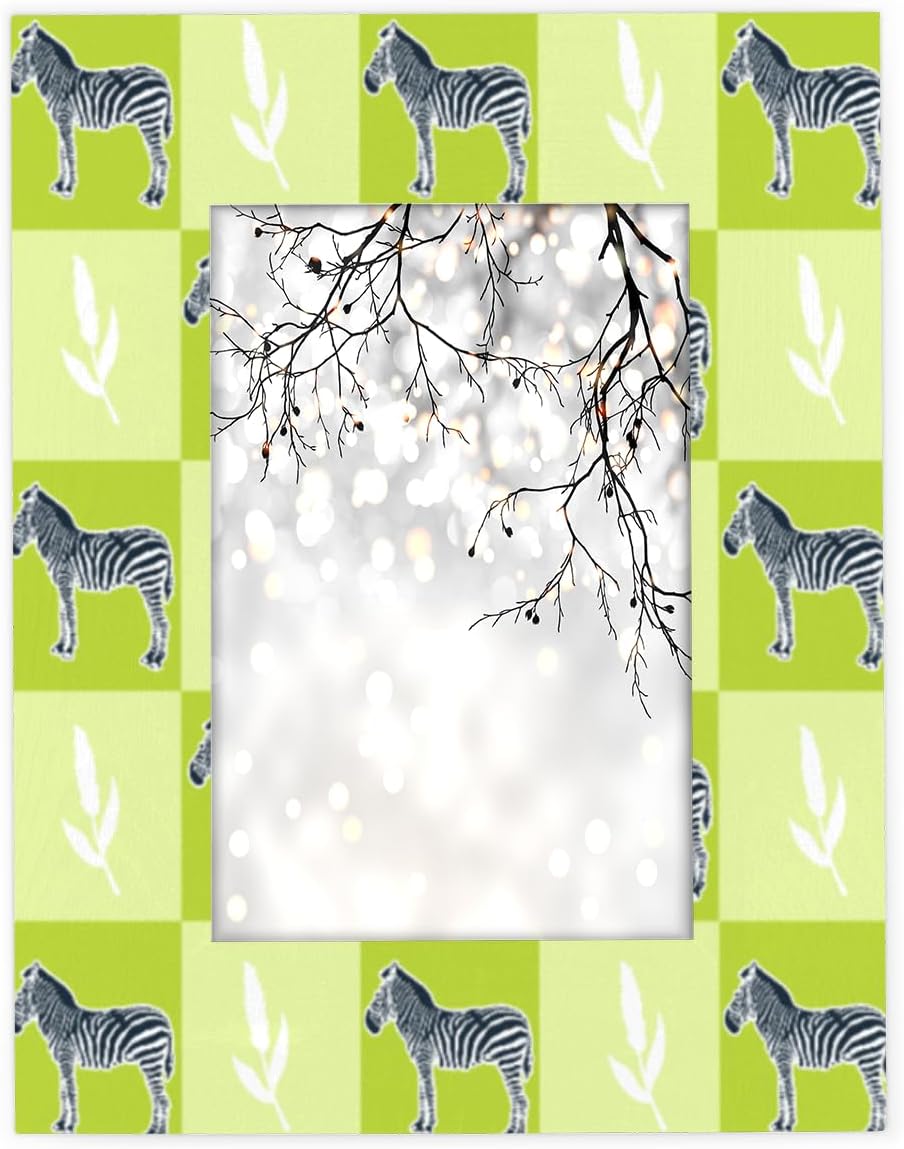 SinSenMa 8x10 Zebra Wooden Photo Frame Country style for