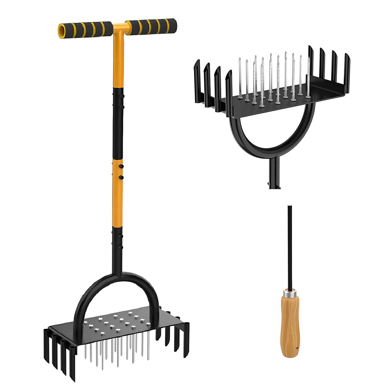 Attrezzo manuale manuale con manico ergonomico, ideale per giardinaggio domestico, agricoltore