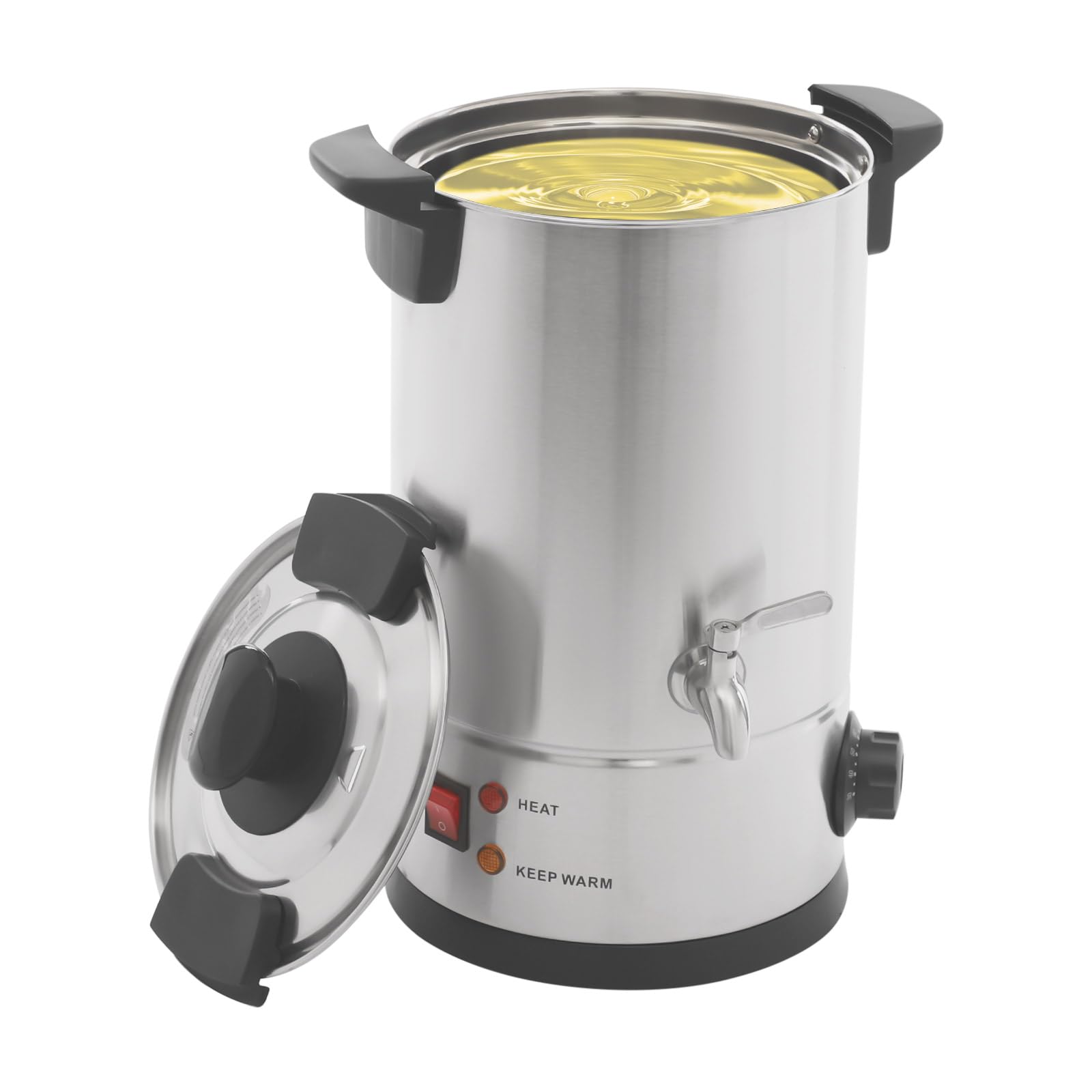 Elektryczny garnek do topienia wosku, z regulacją temperatury (86-230°F), 1800 W, do produkcji świec zapachowych