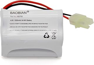 XB2700 V2930 V2700Z VAC-XB2700 V2700 Replacement Battery 4.8V 1500mAh Ni-Mh Compatible with Euro Pro Shark Vacuum Carpet and Carpet Sweeper