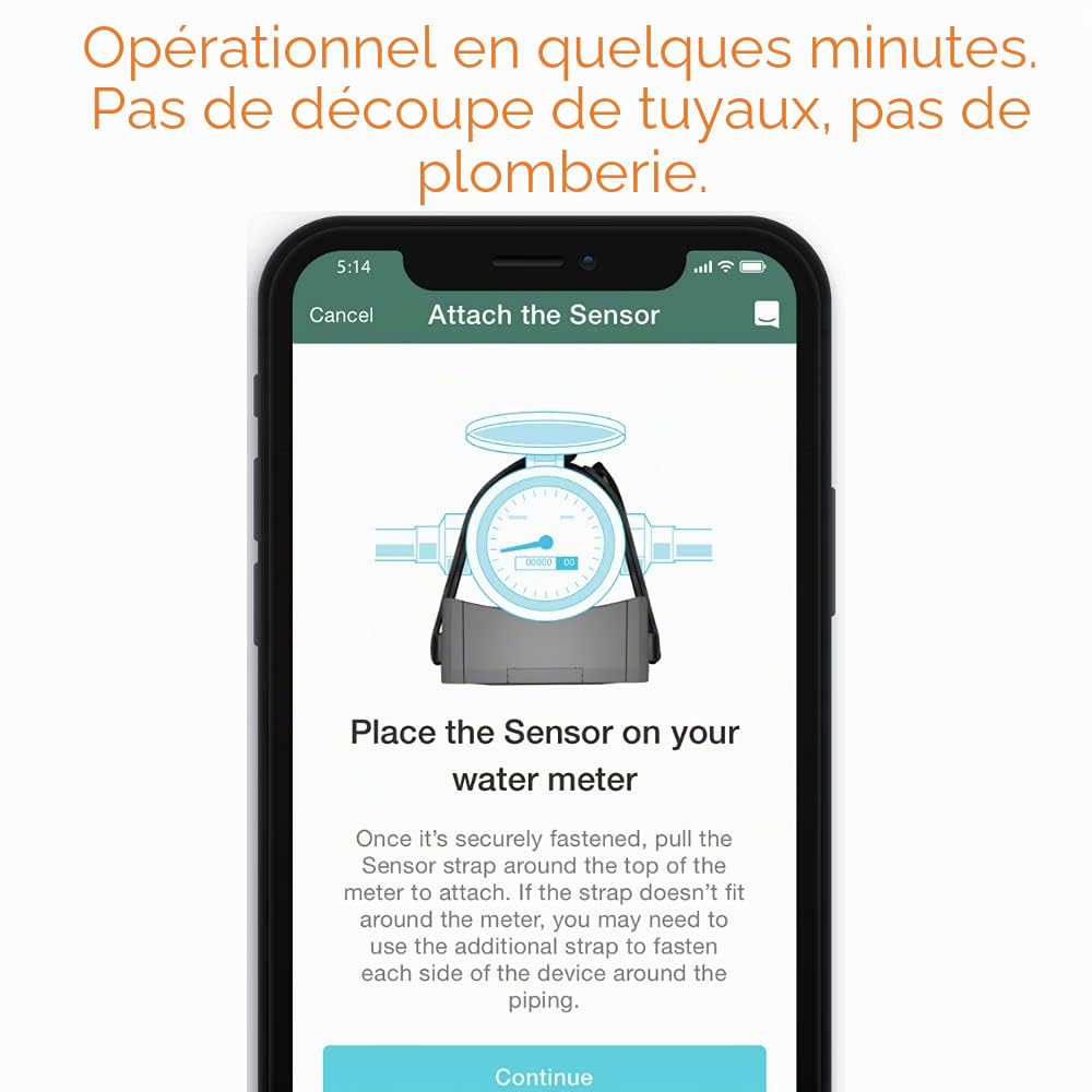 Flume 2 détecteurs d'eau intelligents pour la maison et le détecteur de fuite d'eau : détectez les fuites d'eau avant qu'elles ne causent des dommages. Surveillez votre consommation d'eau pour réduire