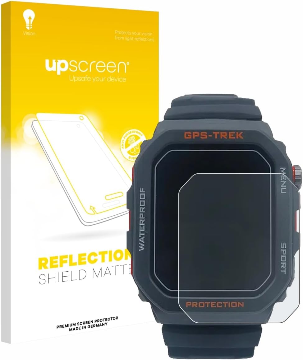 upscreen Anti-Glare Screen Protector Compatible with Banlvs Smartwatch 1.73" – Protection Film Matte
