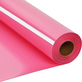 RENLITONG Pink HTV Iron on Vinyl 12Inch by 20ft Roll HTV Heat Transfer Vinyl for T-Shirt HTV Vinyl Rolls for All Cutter Machine - Easy to Cut & Weed for Heat Vinyl Design
