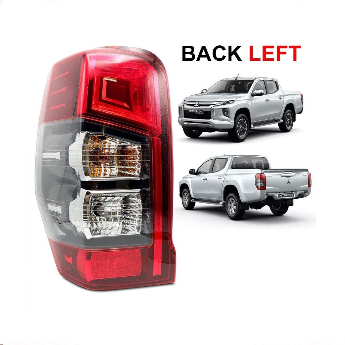 LED Rear Tail Lamp Right Driver Side For Mitsubishi L200 Triton Series 6 2019-2024