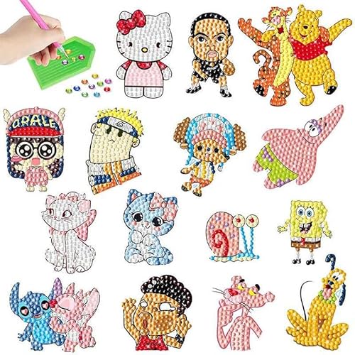 MEGZIHXN 5D DIY_ChA[g XebJ[ qp DP[L n[LeB J^c CG[N} eBK[pgbN XebJ[ yCg _Ch ɂLbg A[gNtgZbg q j̎q ̎q Sҗp