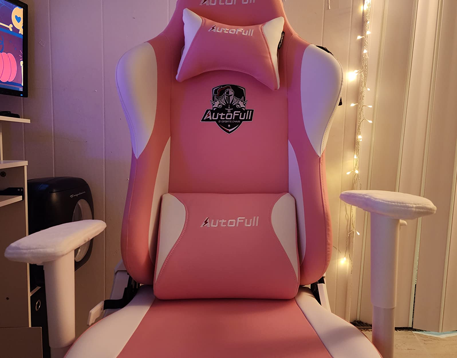 50/mo Finance AutoFull Pink Bunny Gaming Chair Cute Kawaii Gamer