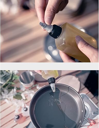 Miniatura 8 de Kit de especias de viaje kit de botella de condimento portátil que incluye tarros de mezclador de especias botellas de vinagre de aceite y bolsa de