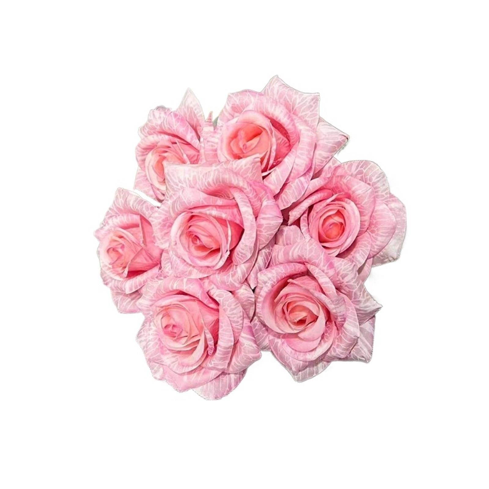 HamPaesk 2/5pcs Artificial Flowers Fake Hotel Decoration Simulation Bundle Flower Gift(Pink,5pcs)