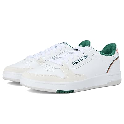 Reebok Lifestyle Phase Court Shoes White/White/Dark Green