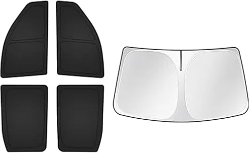 Miniatura 43 de T TGBROS Parasol para ventana de ajuste personalizado para Chevrolet Chevy Trailblazer 2021-2023 2024, accesorios para parabrisas y ventanas
