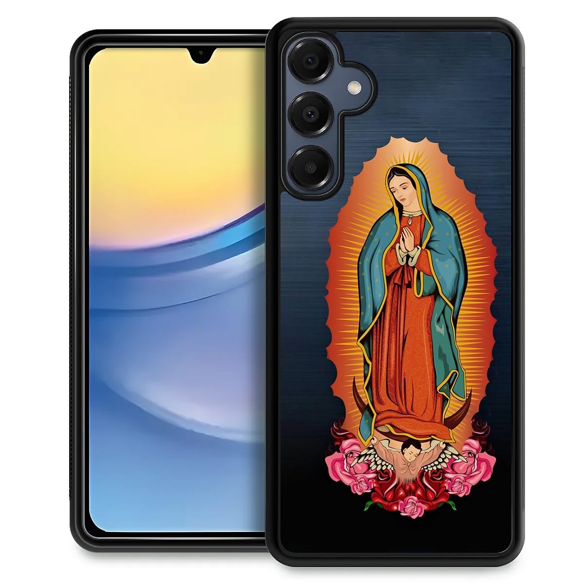 FKBRCL4U for Samsung Galaxy A16 Case,Graphic Design for Girl Boy Soft Silicone Hard Acrylic Shock Protection Designed for Samsung Galaxy A16 Red