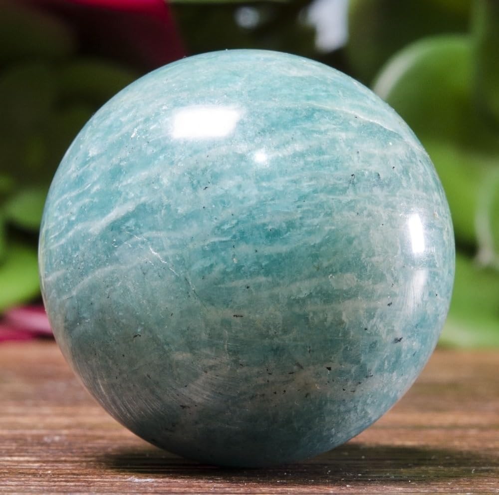 KatLin 天然水晶天河石ボール家庭用家具 装飾品