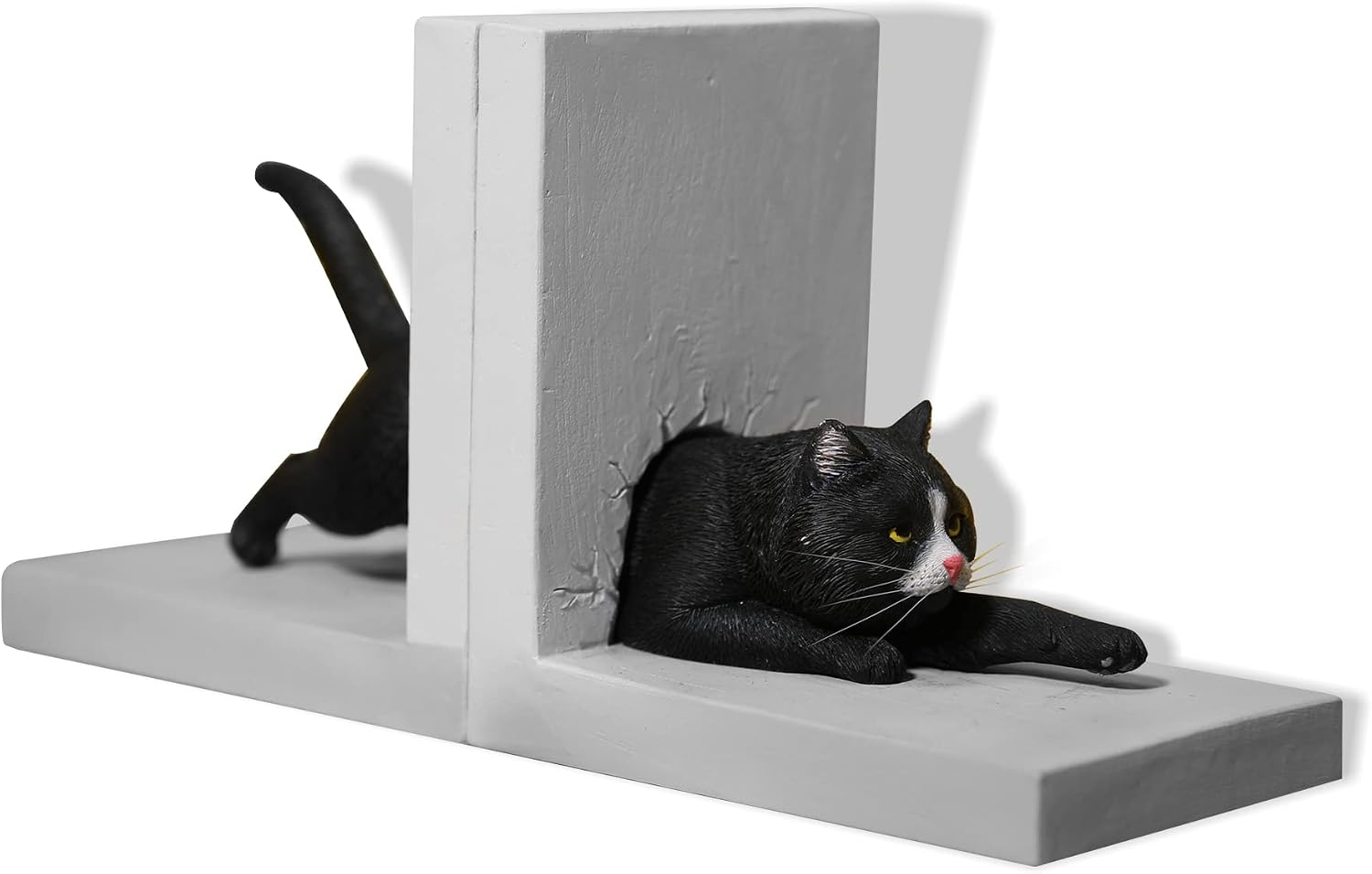 MMOS X JXK The Cat is Passing Through The Wall with Intricate Details Gift for Cat Lovers