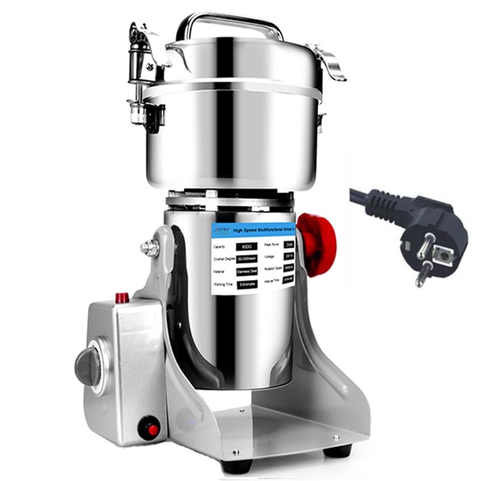 DieffematicKF Ekspresy do kawy Big Capacity 800G Herb Grinder Coffee Machine Grain Spices Mill Dry Food Grinder