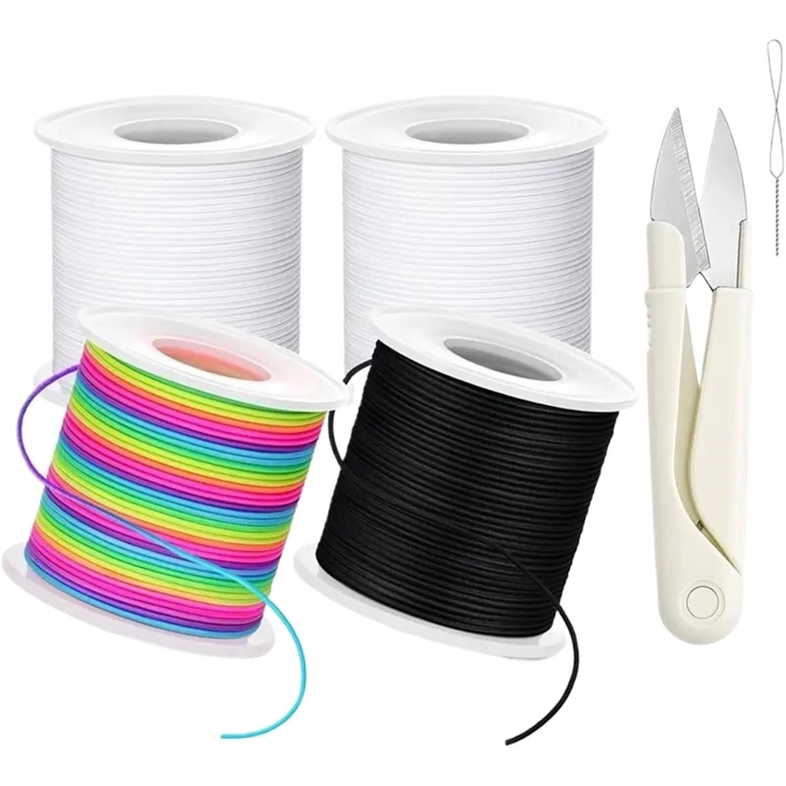 Cordon élastique pour bracelets de 1 mm - Cordon élastique pour la fabrication de bijoux