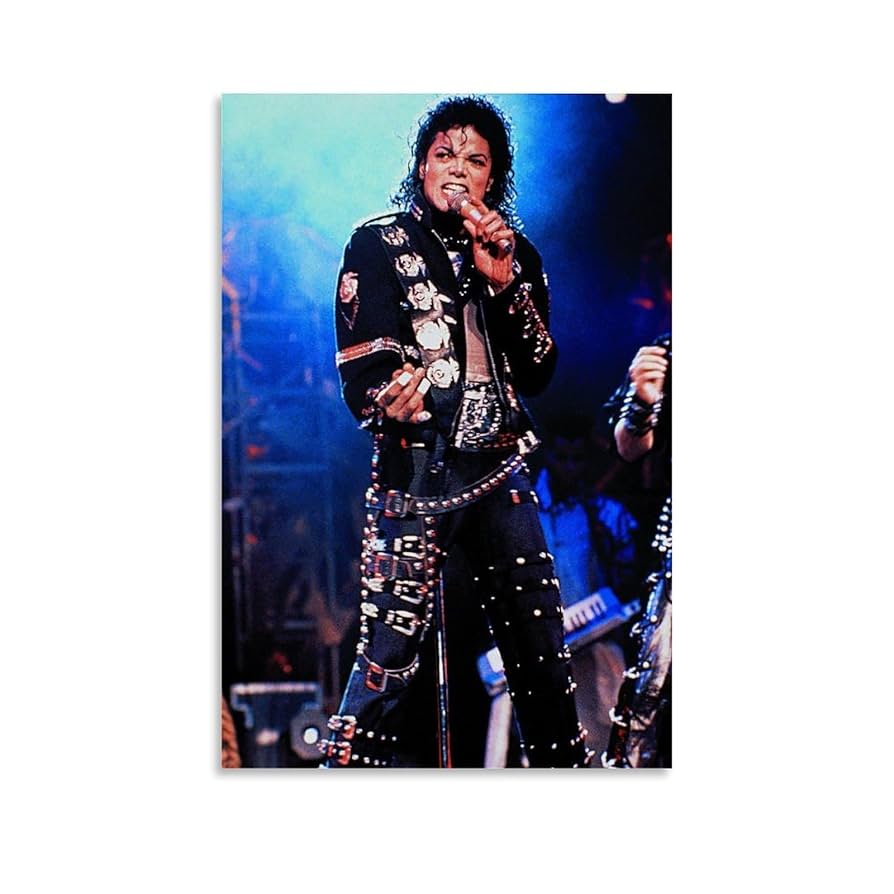 ENILSA Michael Jackson Bad TourCanvas Poster Decorative Painting Canvas Wall Posters And Art Picture Print Modern Family Bedroom Decor Posters 16x24inch(40x60cm) : Amazon.co.uk: Home & Kitchen