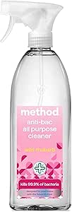 Method Antibacterial Spray, All Purpose Cleaner Wild Rhubarb, 828 ml