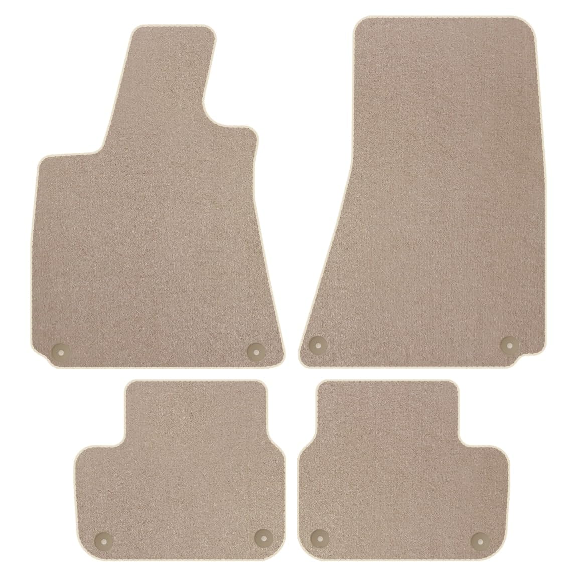 Tappetini in velluto premium per auto Maserati Ghibli III a partire dal 2013, sagomati