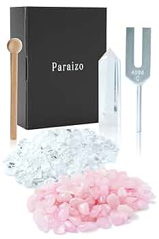 Amazon | Paraizo 音叉 クリスタルチューナー 4096hz 天然水晶