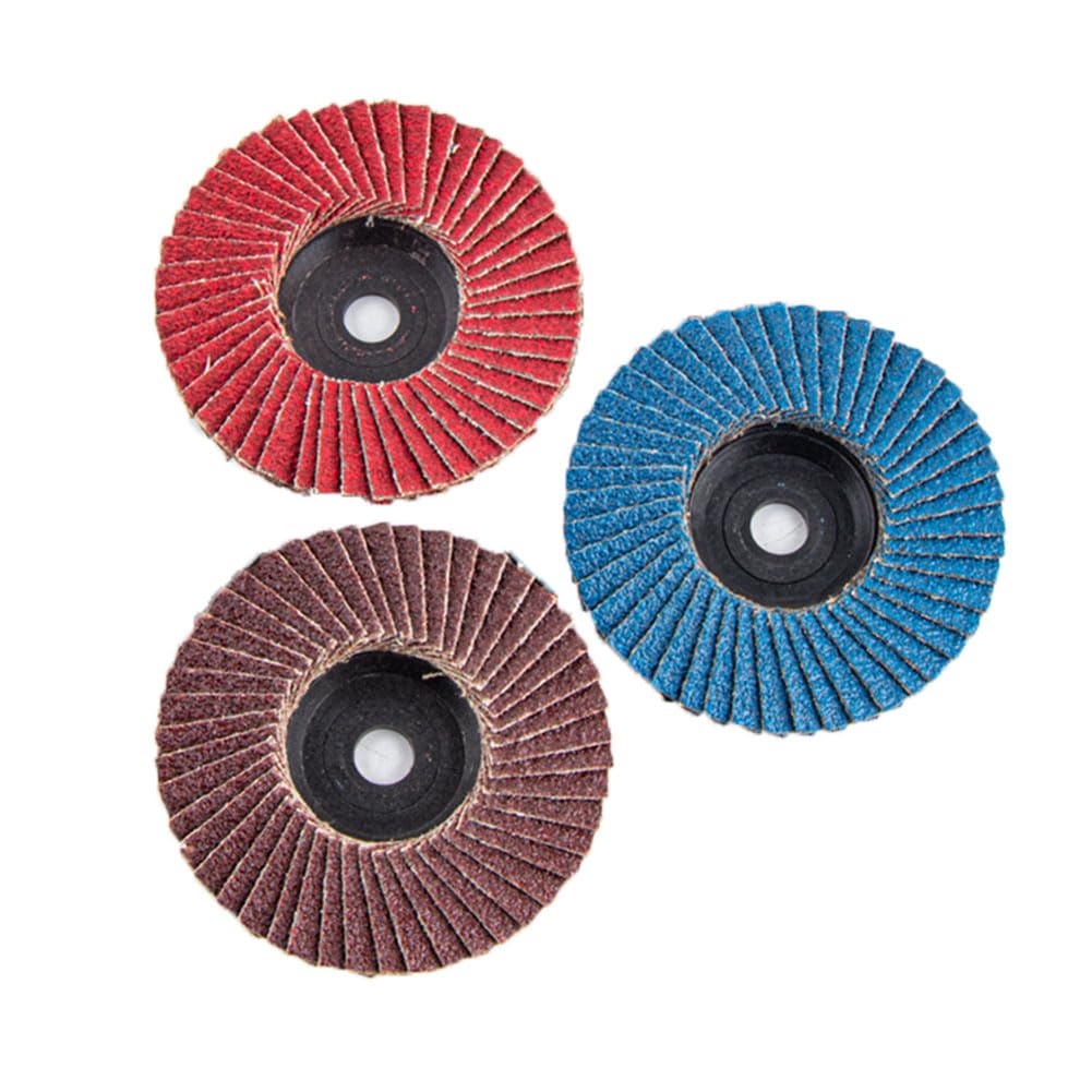 tarcze szlifierskie, 1 szt./5 ./10 Płaskie tarcze listkowe 75 mm 3 cale/2 cale 50 x 10 mm/75 Tarcze ścierne, szlifierskie, ostrza 80/czerwone/10 ._75*10(Blue,10Pc-75 * 10Mm)