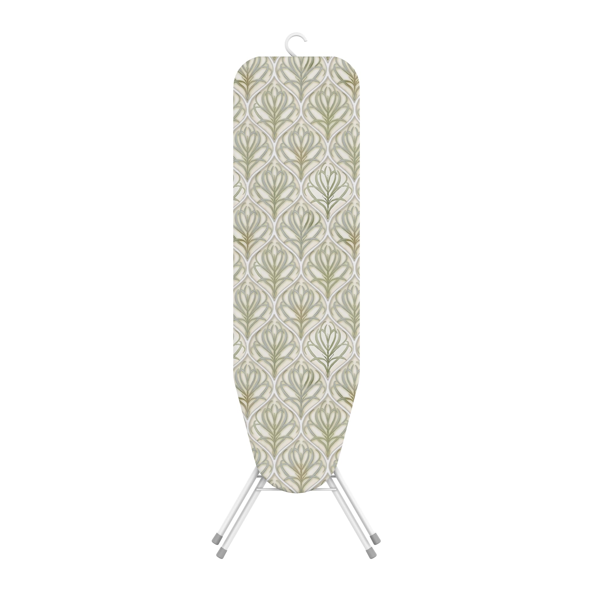 Rörets Tabla de Planchar Pulse White - Superficie de Metal Duro, Altura Ergonómica 88 cm, Cierre de Seguridad, Gancho Colgante y Peso de 3 kg - 32 x 108 cm