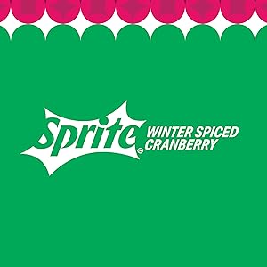 Sprite Winter Spiced Cranberry, Lemon-Lime and Cranberry Flavored Soda Pop Soft Drink, 12 fl oz, 12 Pack