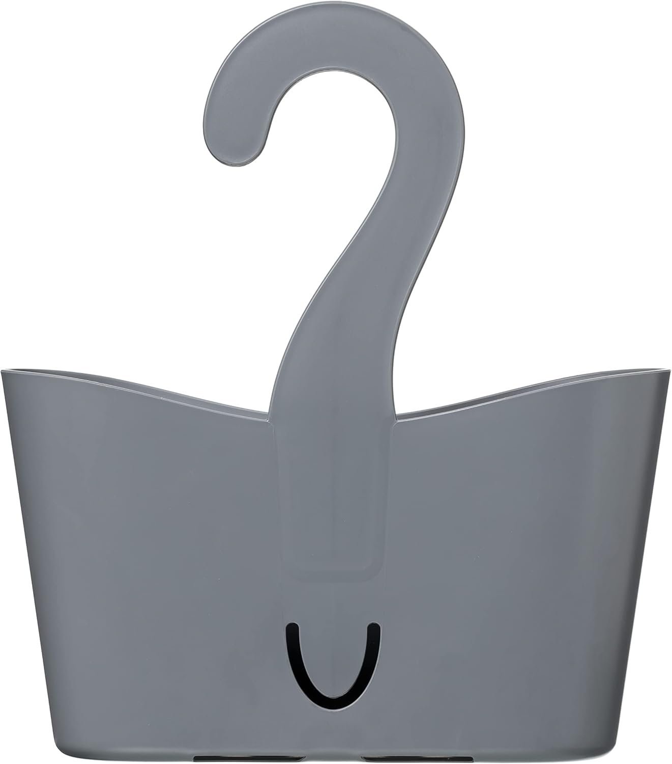 Tatay Hanging Shower Basket, Polypropylene, Multifunctional Basket, Grey, Dimensions: 25 x 9 x 28 cm