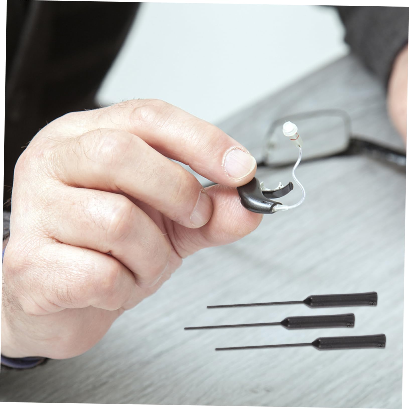 Healeved 50pezzi Strumenti Di Pulizia Per Amplificatori Acustici Accessori Per La Manutenzione e La Pulizia Resistente e Facile Da Usare Per Rimuovere Cerume e Detriti